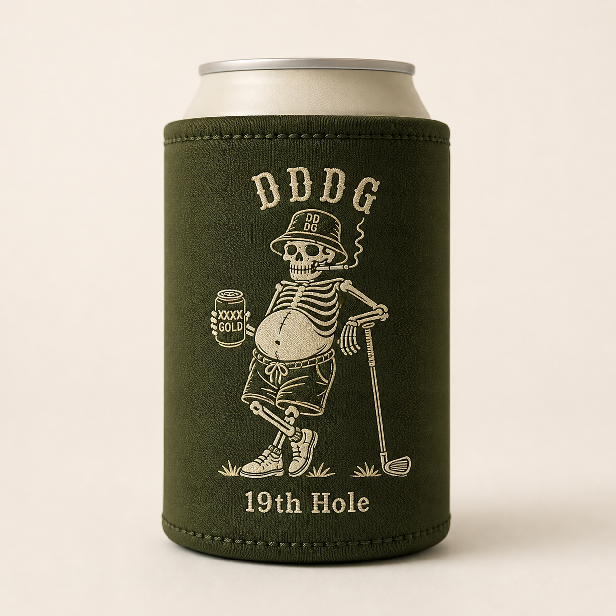 DDDG 19th Hole Stubby product mockup