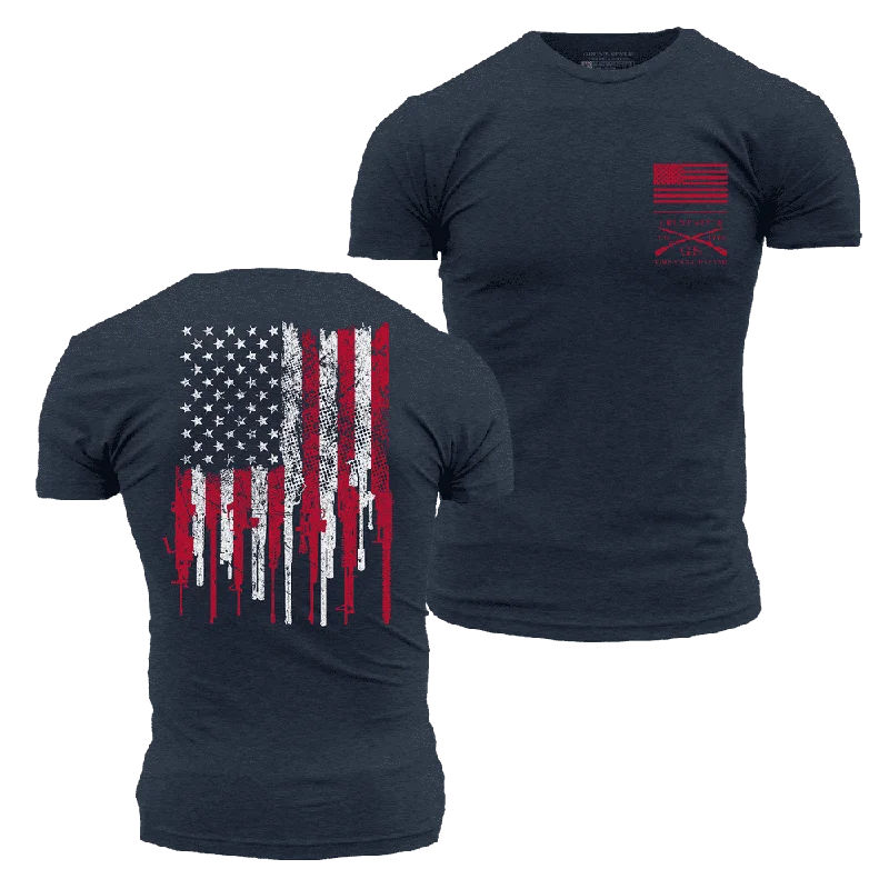 2A Stars and Stripes T-Shirt - Midnight Navy