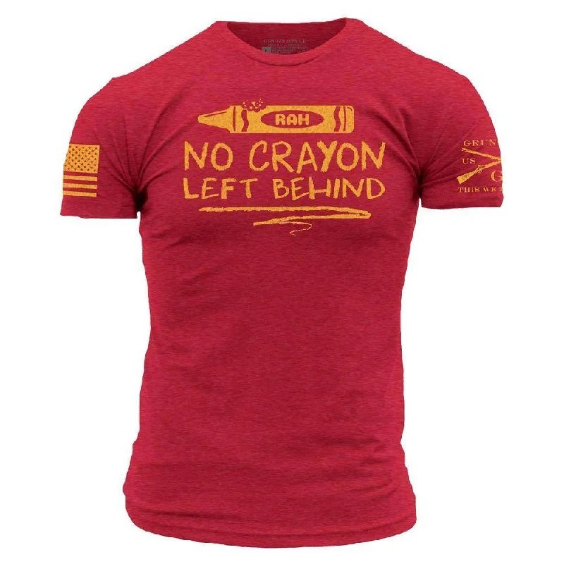 No Crayon Left Behind T-Shirt - Red