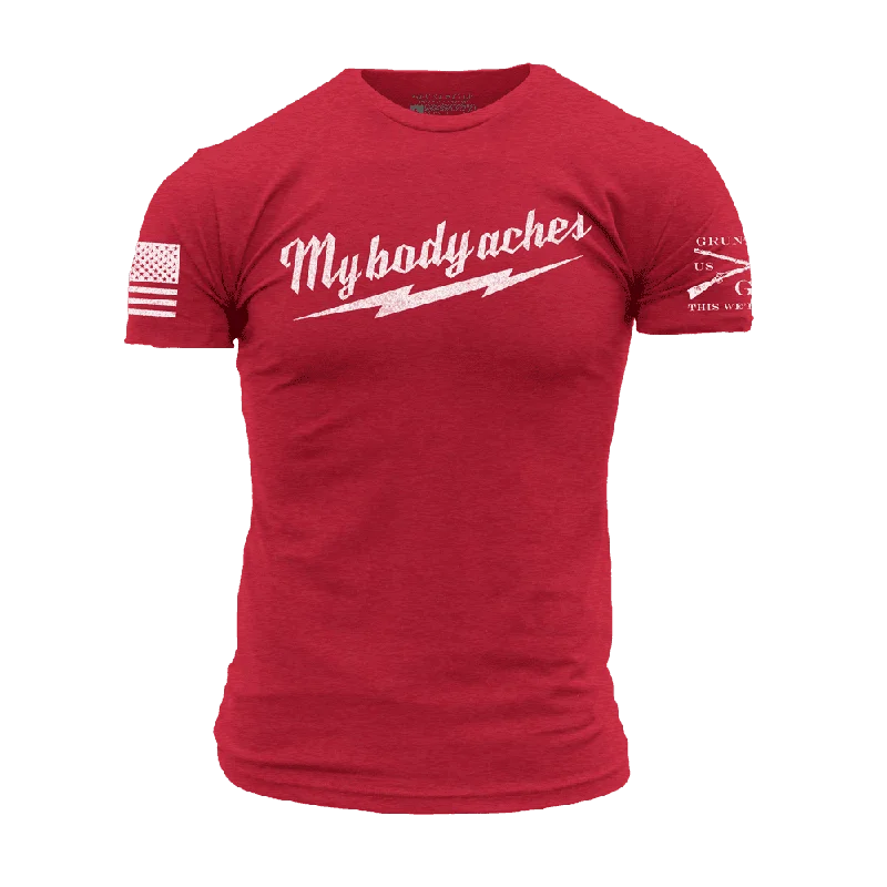 My Body Aches T-Shirt - Red