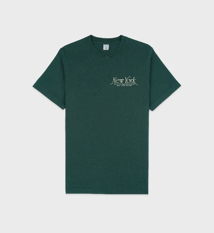 NY 94 T-Shirt - Forest/Cream