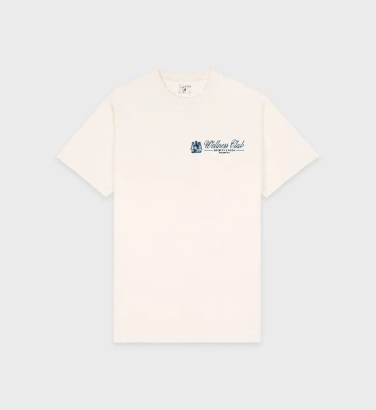 Unicorn Crest T-Shirt - Cream/Navy