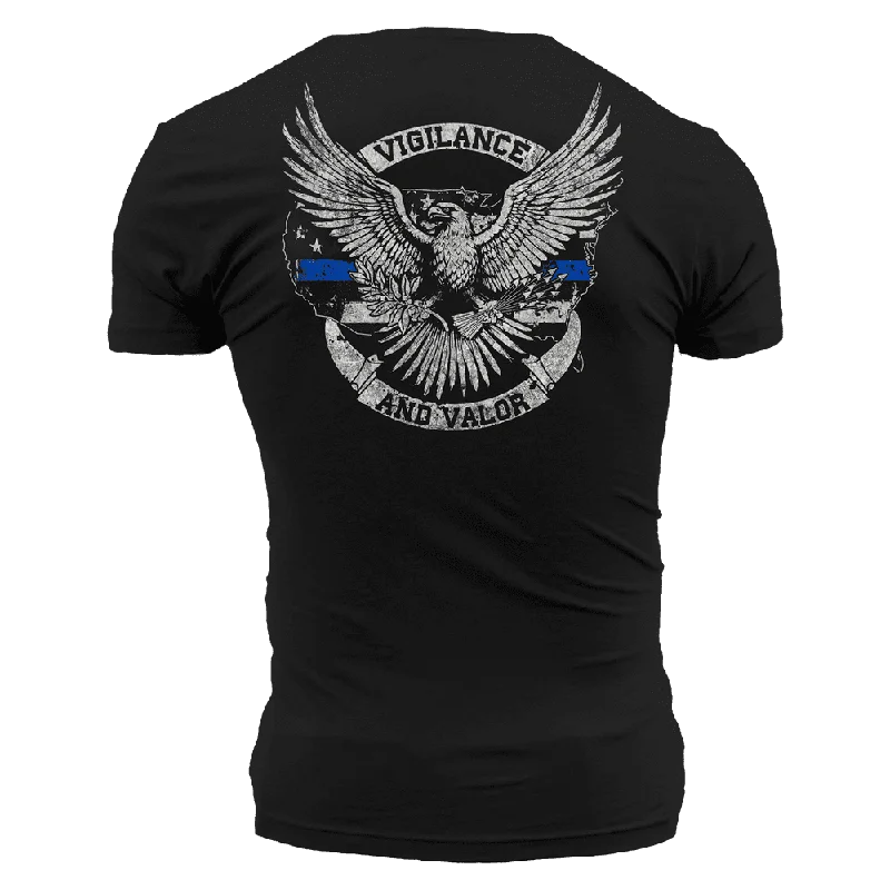 Vigilance and Valor T-Shirt - Black