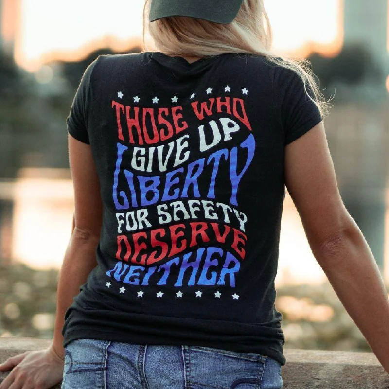 Women's Liberty V-Neck - Black