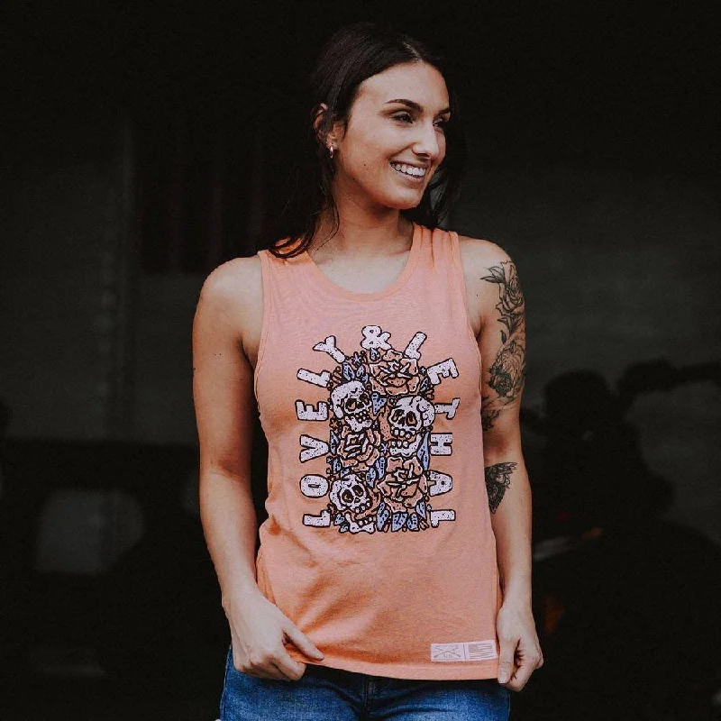 Women's Lovely & Lethal Everyday Tank - Heather Sunset