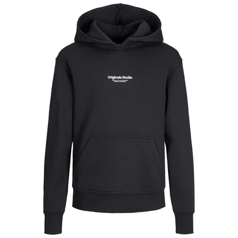 Jack & Jones Junior Black Vesterbro Sweat Hoodie Noos