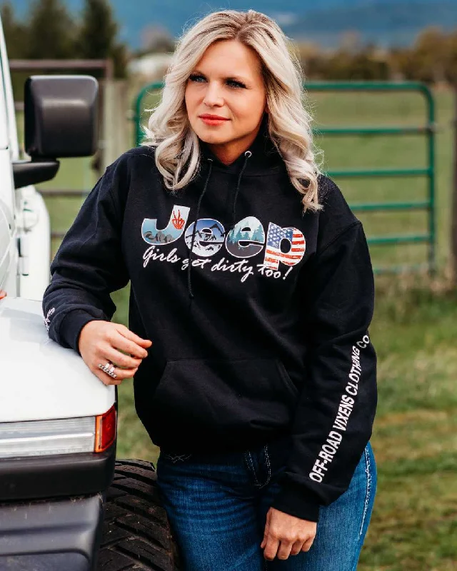 Jeep Girl Unisex Pullover Hoodie