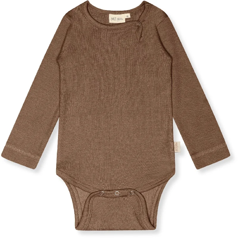 Petit Piao Chocolate Brown Body Modal