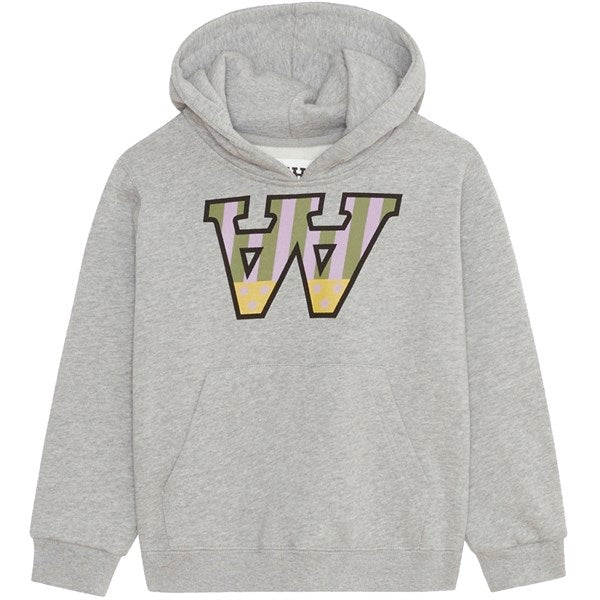 Wood Wood Grey Melange Izzy Usaa Hoodie