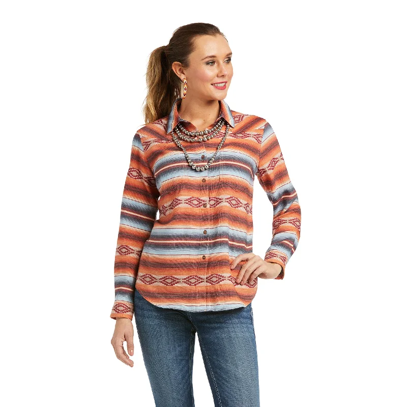 10037815 Ariat Women's REAL Billie Jean Shirt Subtle Serape