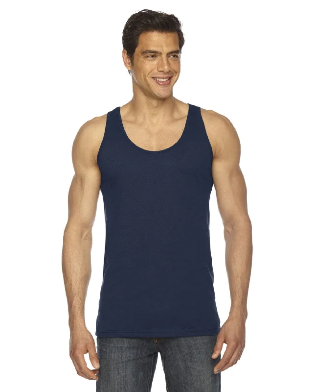 American Apparel Unisex Poly-Cotton Tank | Navy