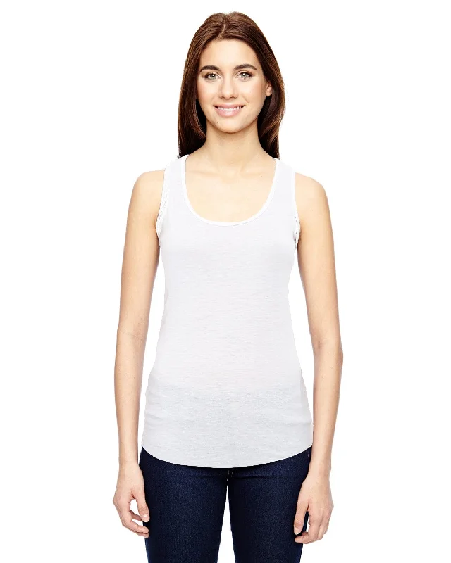 Anvil Ladies Triblend Racerback Tank | White