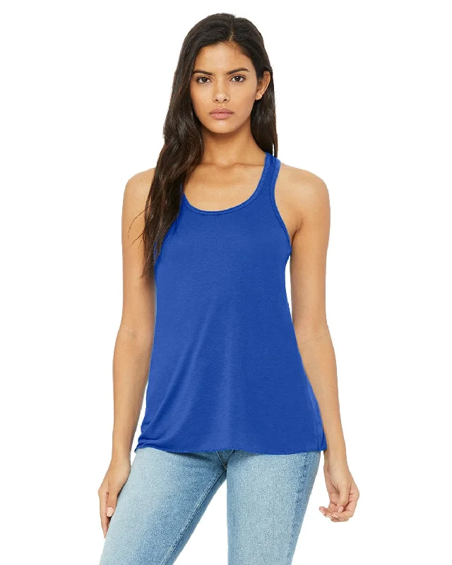 Bella+Canvas Ladies Flowy Racerback Tank | True Royal