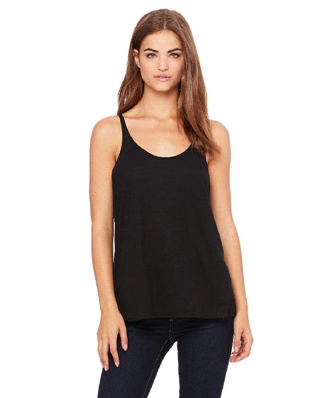 Bella+Canvas Ladies Slouchy Tank | Black