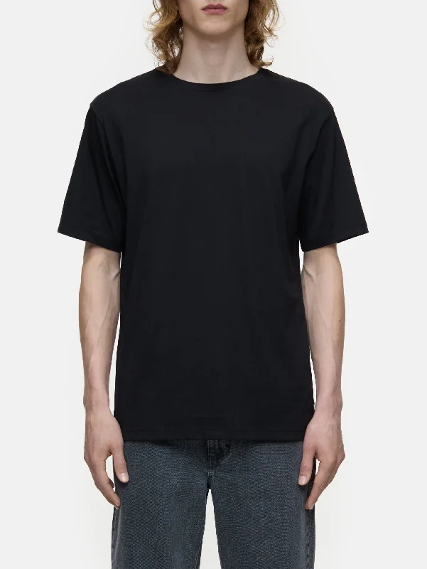 T-shirt Girocollo in Jersey Nero