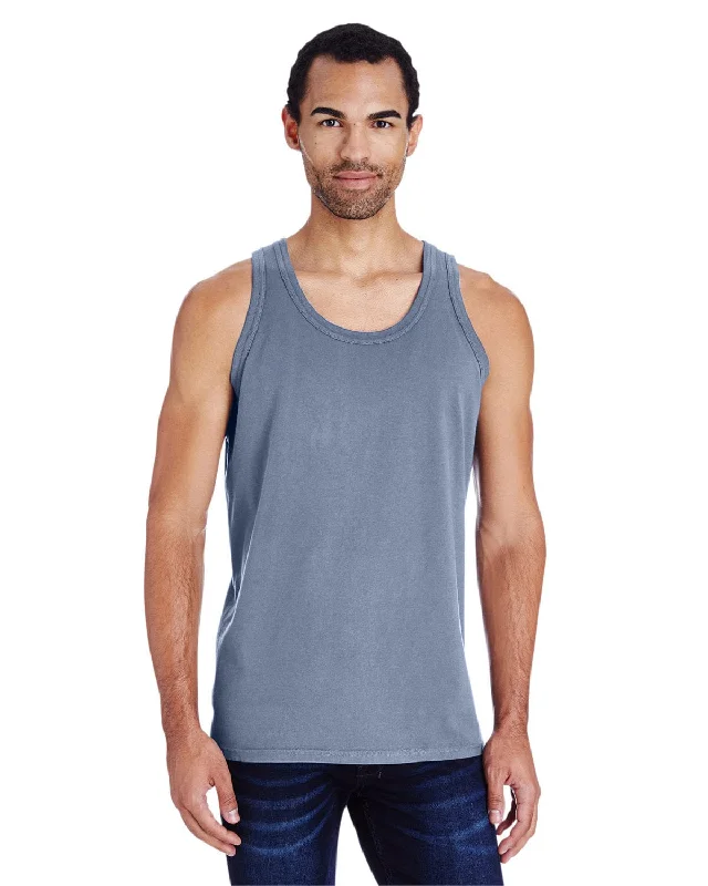 ComfortWash by Hanes Unisex 100% Ringspun Cotton Tank | Saltwater