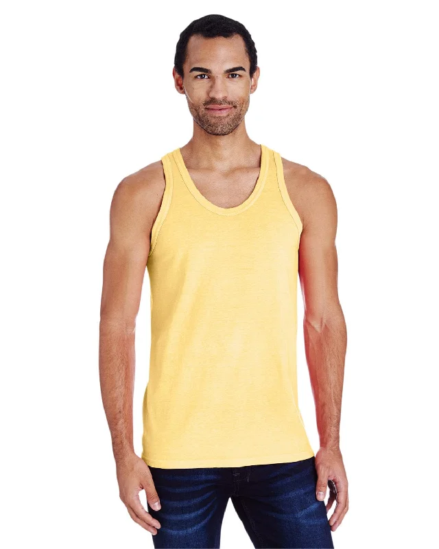 ComfortWash by Hanes Unisex 100% Ringspun Cotton Tank | Summer Squash