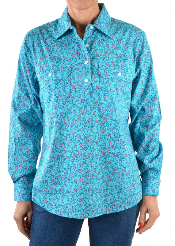 H2S2101068 Blake Wmns Half Button L/S Shirt