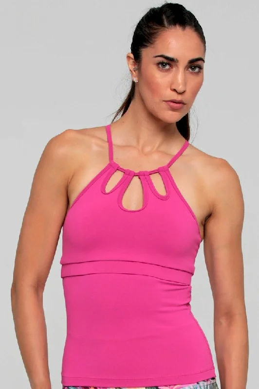 Allie Loop Tank Top with X Back by Perfection Activewear