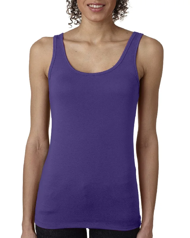 Next Level Ladies Jersey Tank Top | Purple Rush