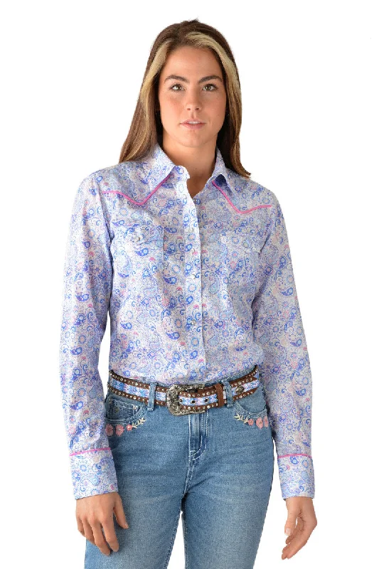 P3W2127712 Pure Western Women's Willow LS Shirt