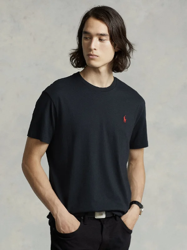 T-shirt in Cotone Basica Nero