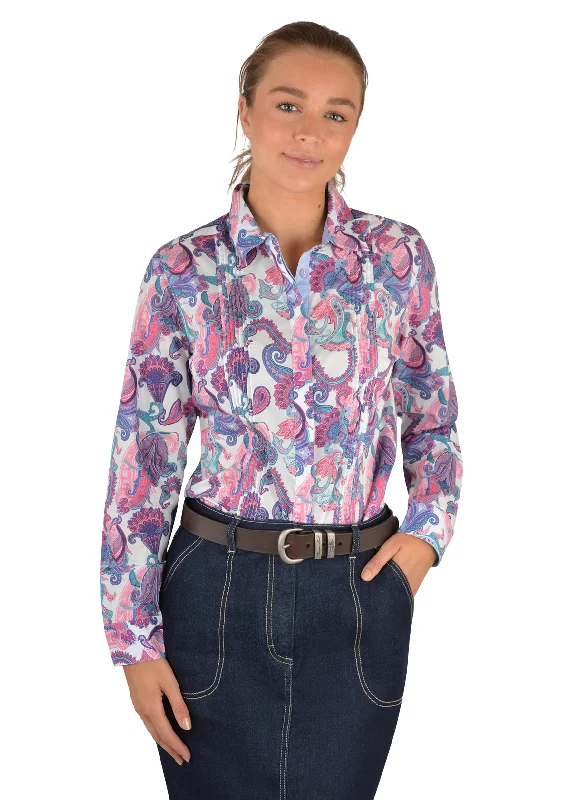 T2S2114092 Wmns Shelby L/S Shirt Lavender