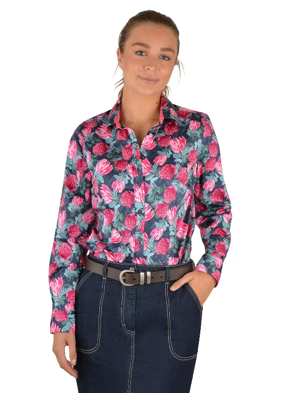 T2S2118050 Wmns Opal L/SS Stretch Shirt