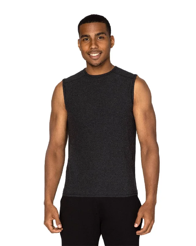 Threadfast Apparel Unisex Impact Tank | Black Heather