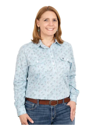 WWLS2326 Just Country Georgie Sky Paisley Workshirt