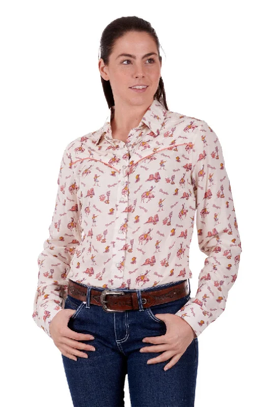 X3S2137506 Wrangler Women's Becky LS Shirt