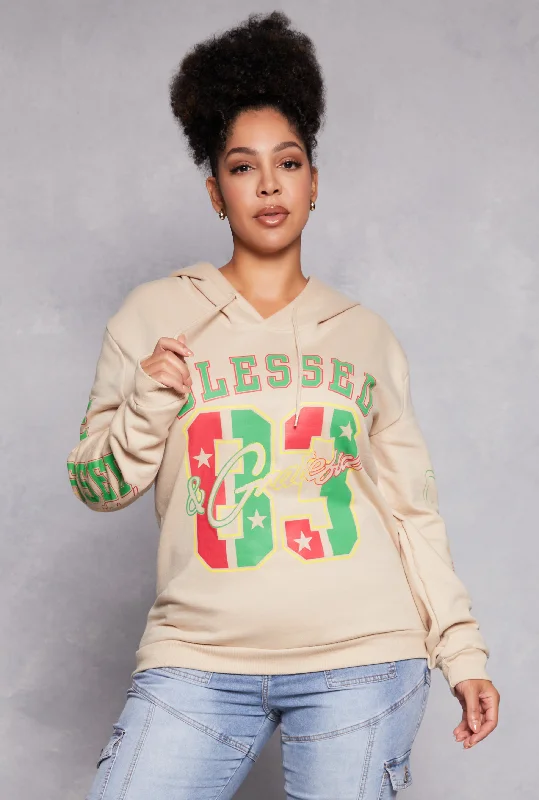 Plus Size Graphic Pullover Hoodie