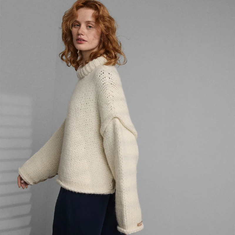 Lofty Wool Whip Stitch Pullover