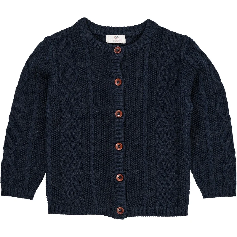 Copenhagen Colors Navy Knitted Cardigan