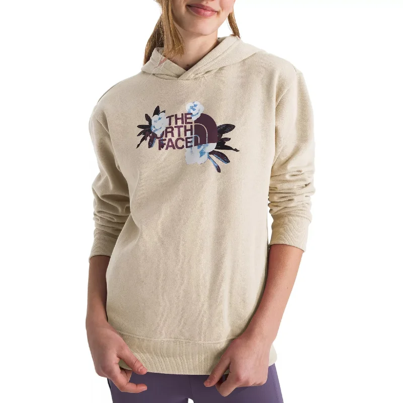 Teen Winter Floral Camp Fleece Pullover Hoodie